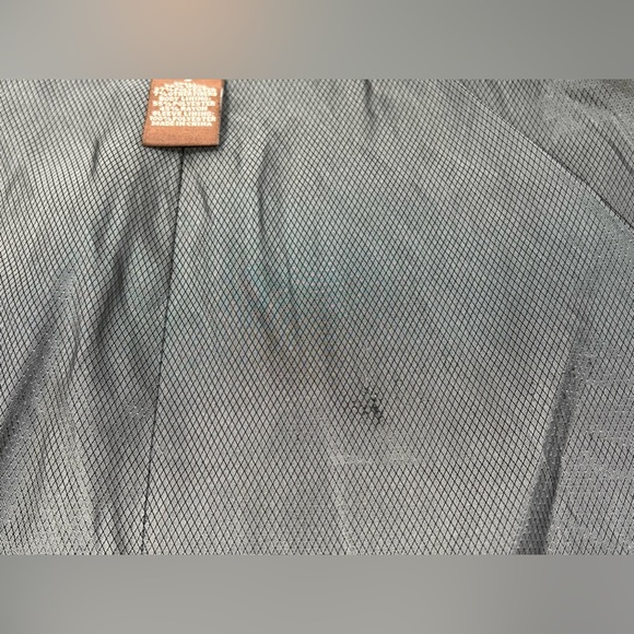 Perry Ellis Men Wool Blend Coat Jacket Lined Small S Black Charcoal Full Zipper - Picture 10 of 16